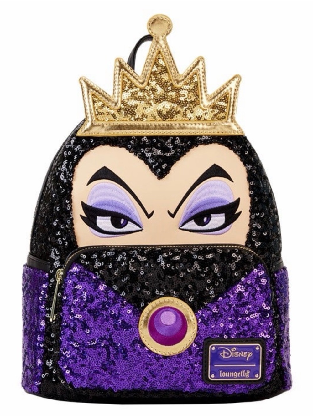 Loungefly Villain Snow White Evil Queen Sequin Mini Backpack – RARE